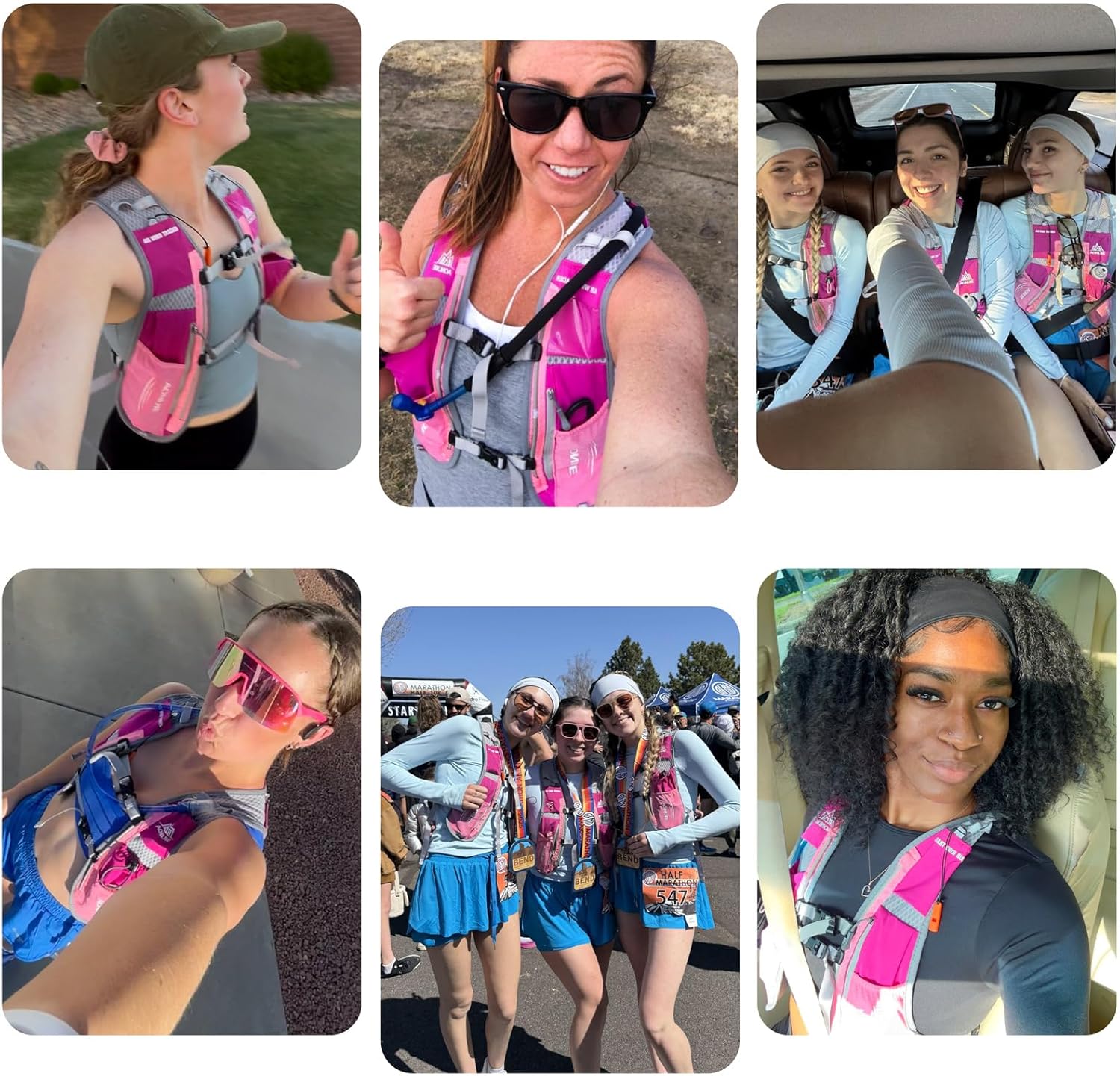 Azarxis Hydration Running Vest Backpack Pack 5L 5.5L for Women and Men Jogging Trail Race Marathon Cycling Hiking - Image 8